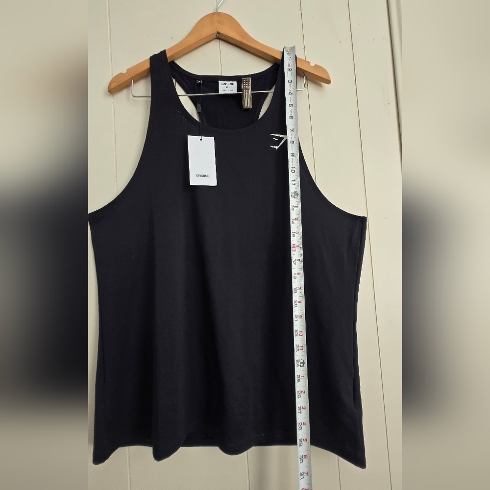 NWT Gymshark Black Tank Top-Size XXL - Picture 5 of 6